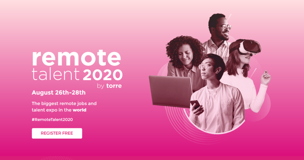 Remote Talent 2020 – Remote Jobs Expo Online