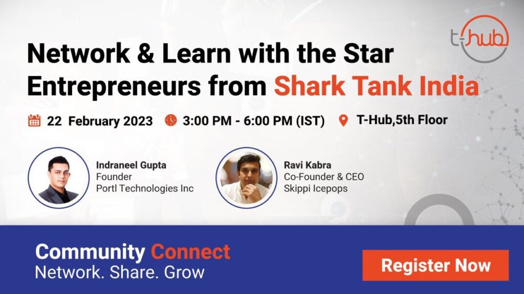Fireside Chat with Shark Tank-funded Superstars in Hyderabad