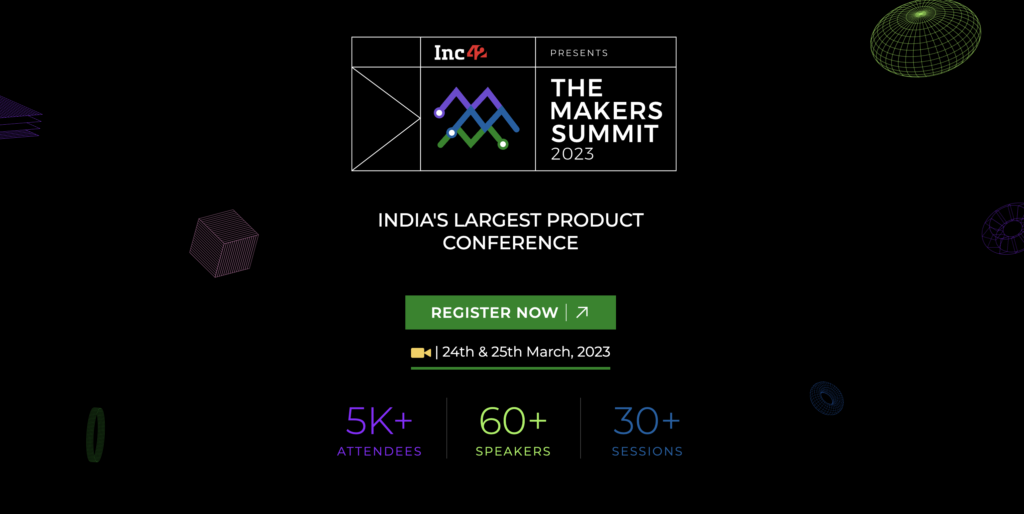The Makers Summit 2023 by Inc42