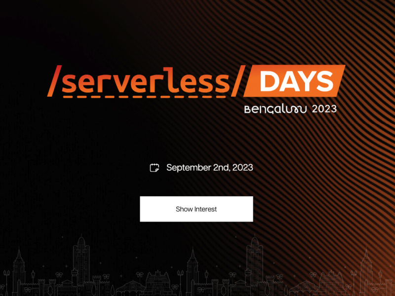 ServerlessDays Bengaluru 2023