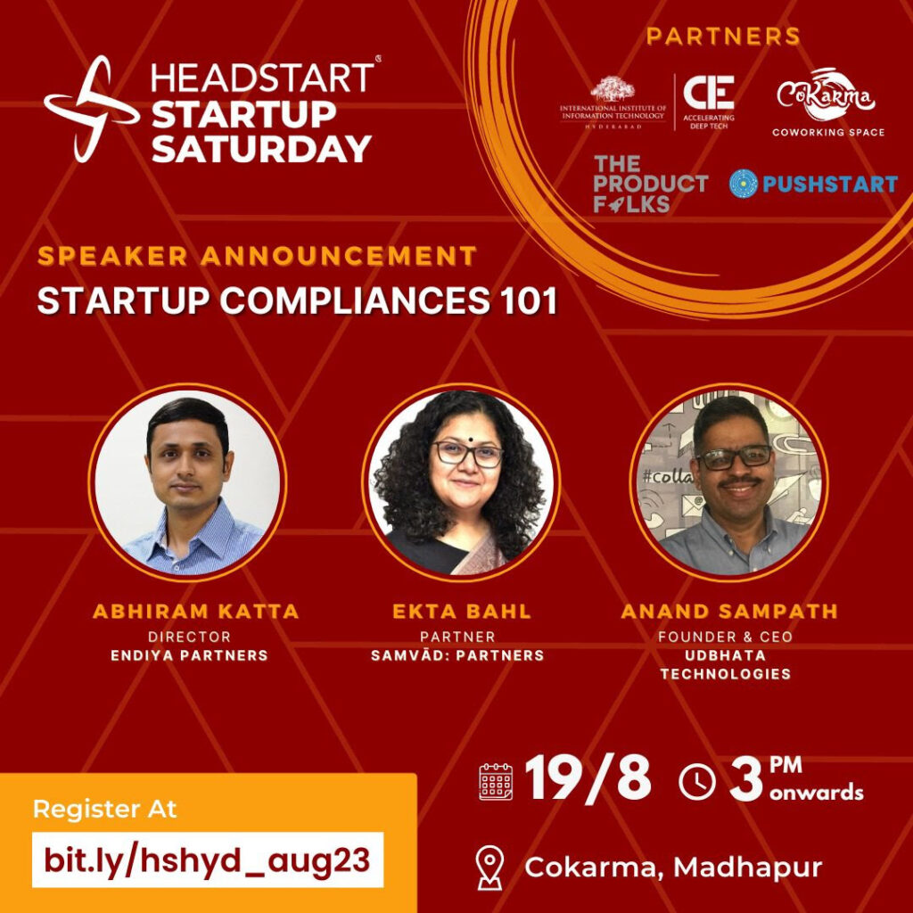 Headstart Startup Saturday – August 2023